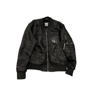 White Tag Nasa Bomber Jacket Mens M